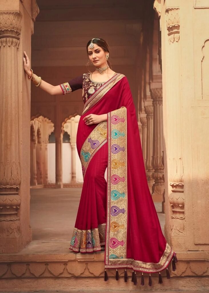 Party Wear Pure Tussar (kosa) Silk Hand Border Saree With Worli Weaving On  Border . at Best Price in Raigarh | Manisha Silk Weaves